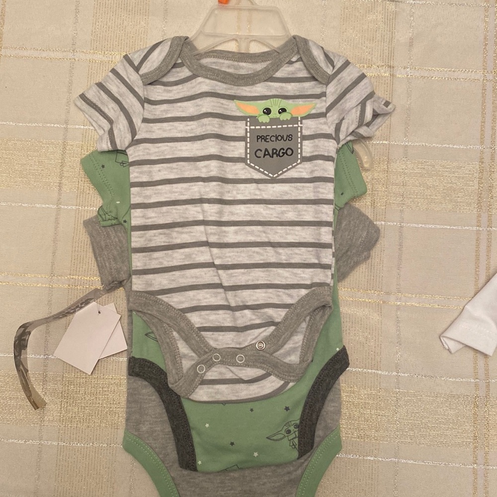 NWT Set of 3 “The Child” Onesies